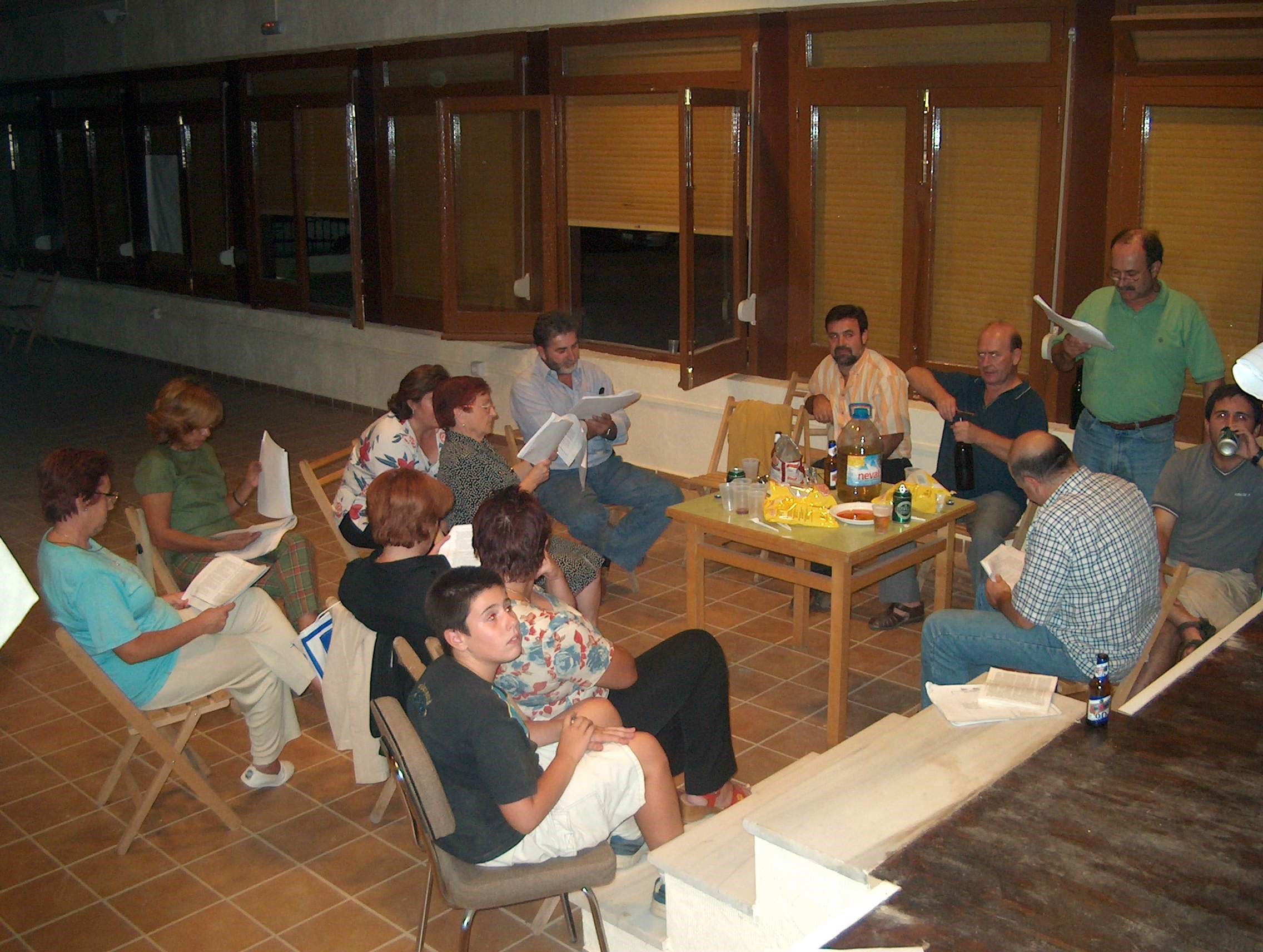 actuación grupo de teatro 8